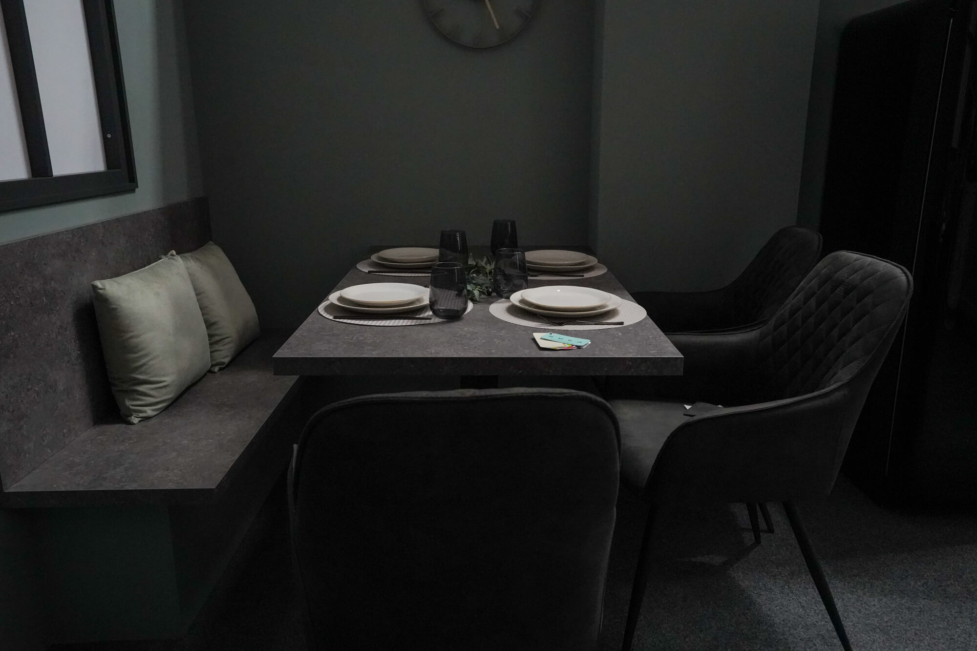 Haecker Landhauskueche L-Form mit Essbereich