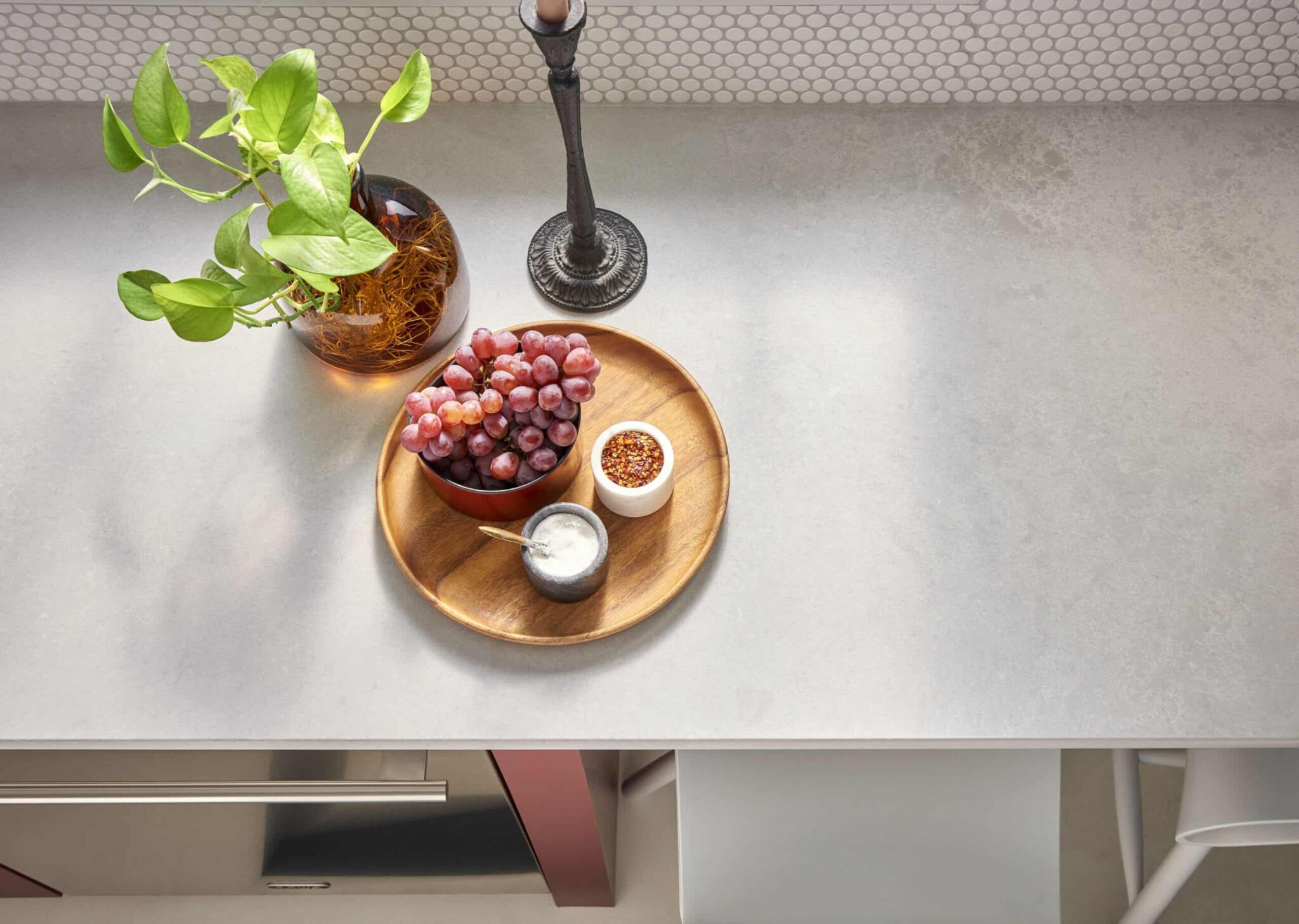 Jetstone Mineralstein Airy Concrete Küchenarbeitsplatte