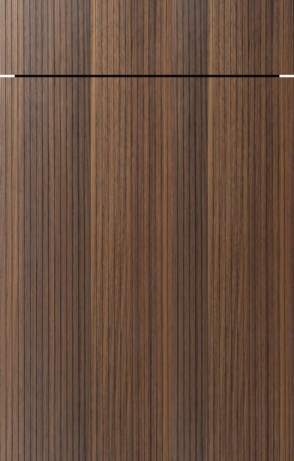 Häcker Inselküche modern Nussbaum elegant