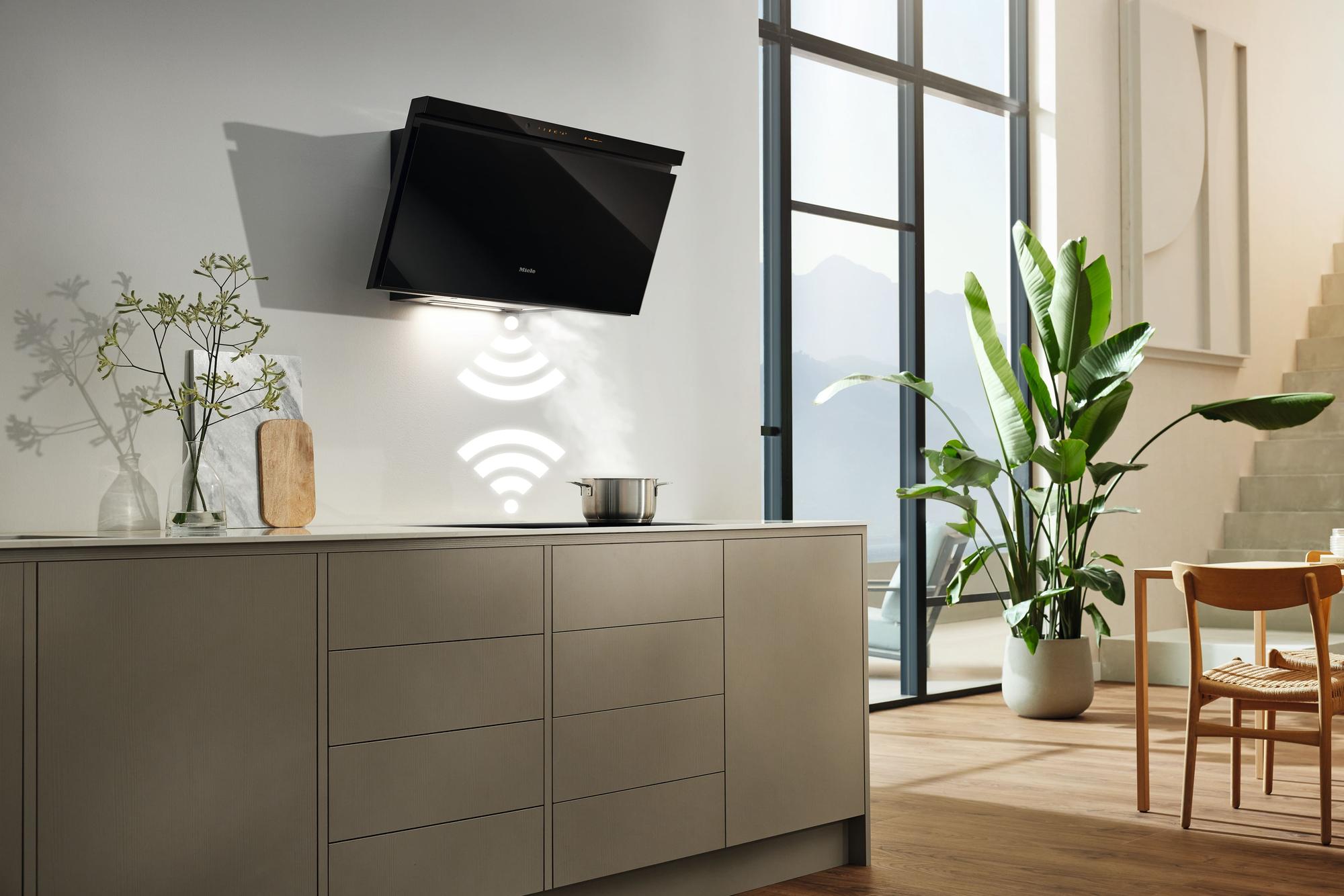 Miele Dunstabzugshaube WLAN Verbindung Kochfeld