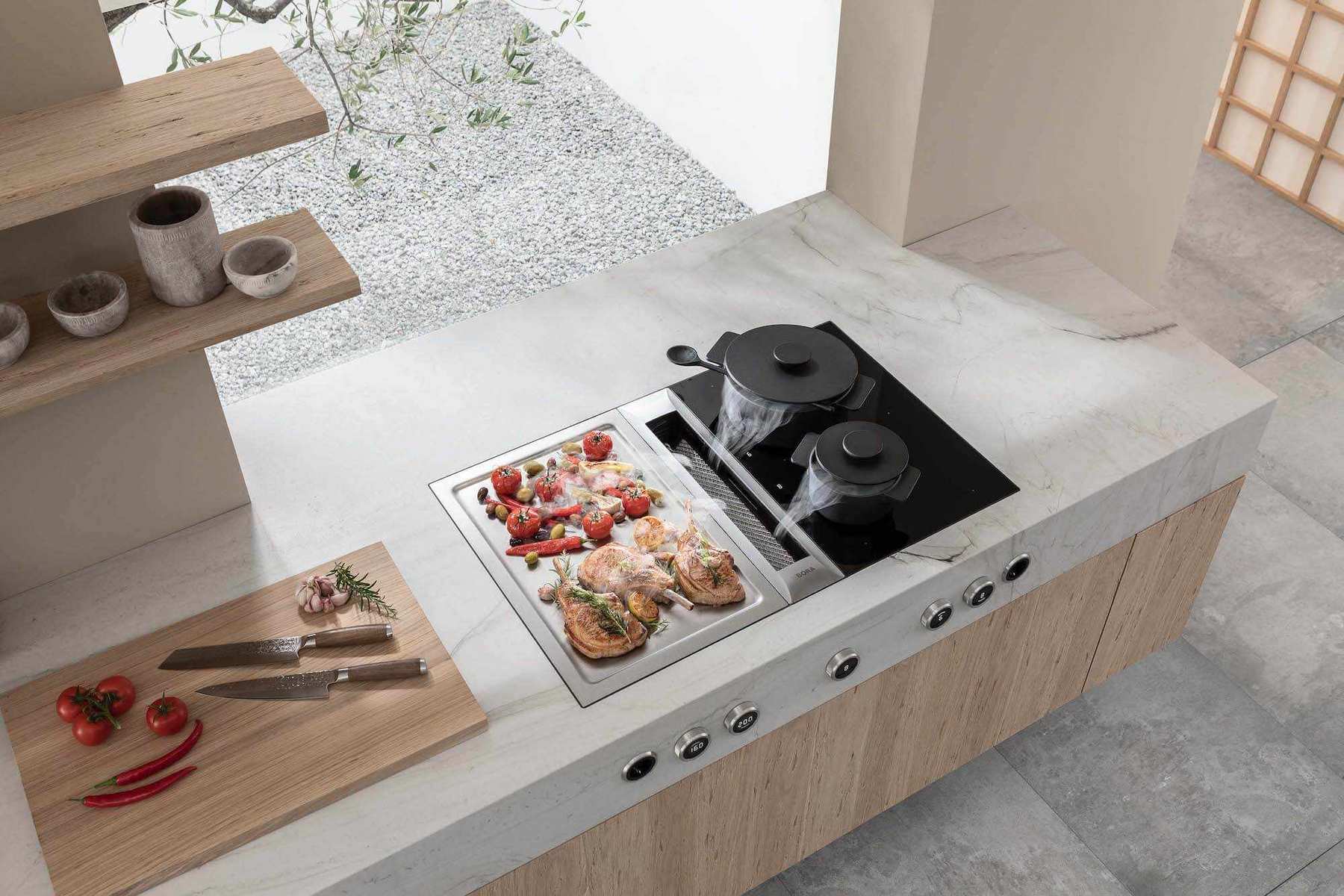 Bora Professional 3.0 mit Teppan Yaki und Induktionskochfeld